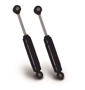 Shorty Shocks Black Open Top. Per Pair. 7 7/8 Per Pair.